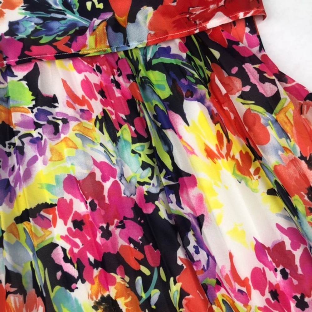🎉CCO Ralph Lauren floral bright tiered mini dress - Picture 3 of 8
